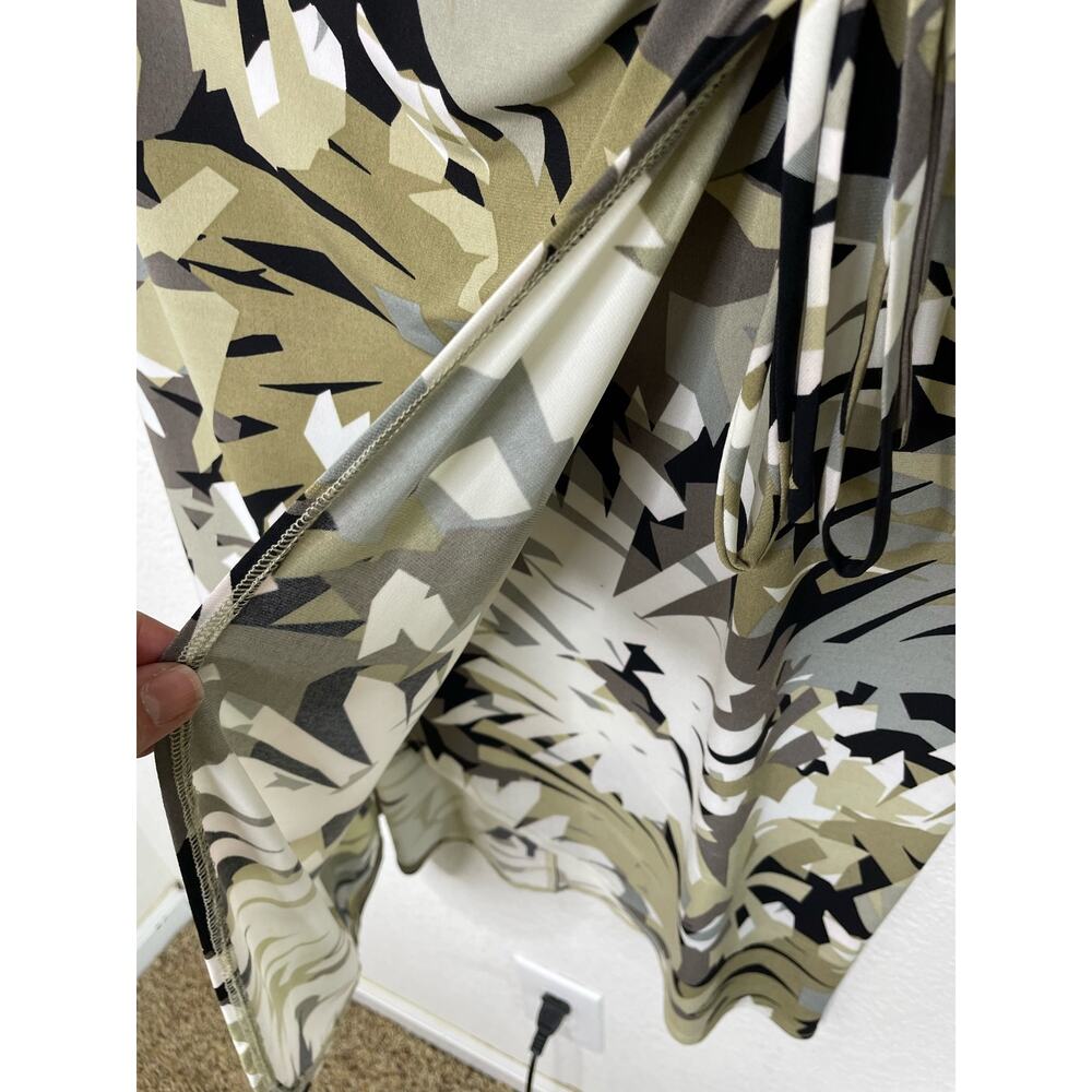 Nwot London Times 3/4 Sleeve Faux Body con Wrap Dress size 8 - Picture 6 of 8